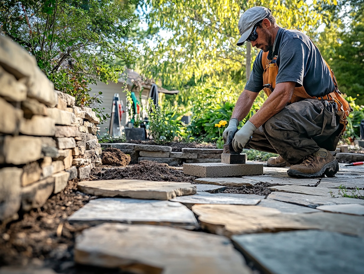 Professional Installation for Hardscape Projects