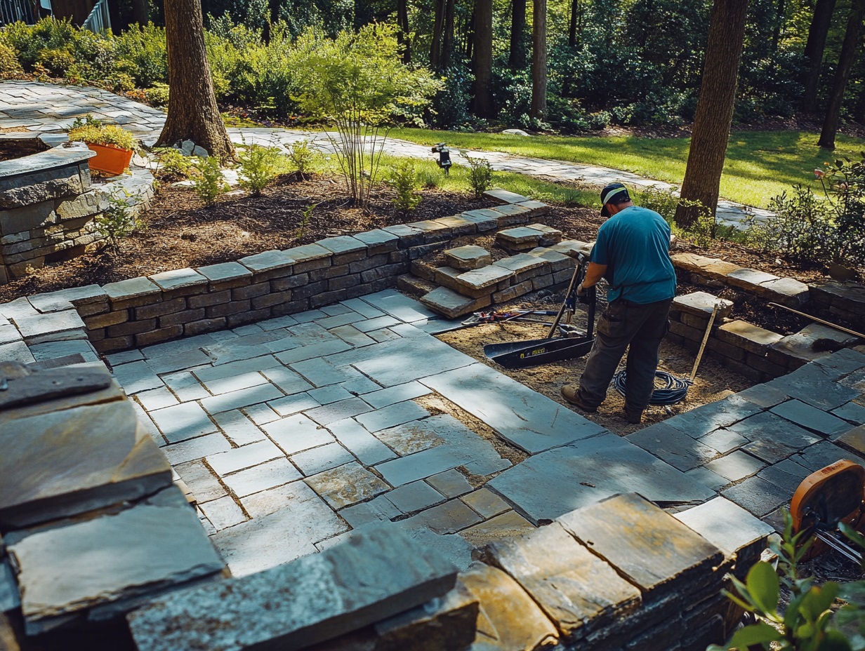 Professional Installation for Hardscape Projects