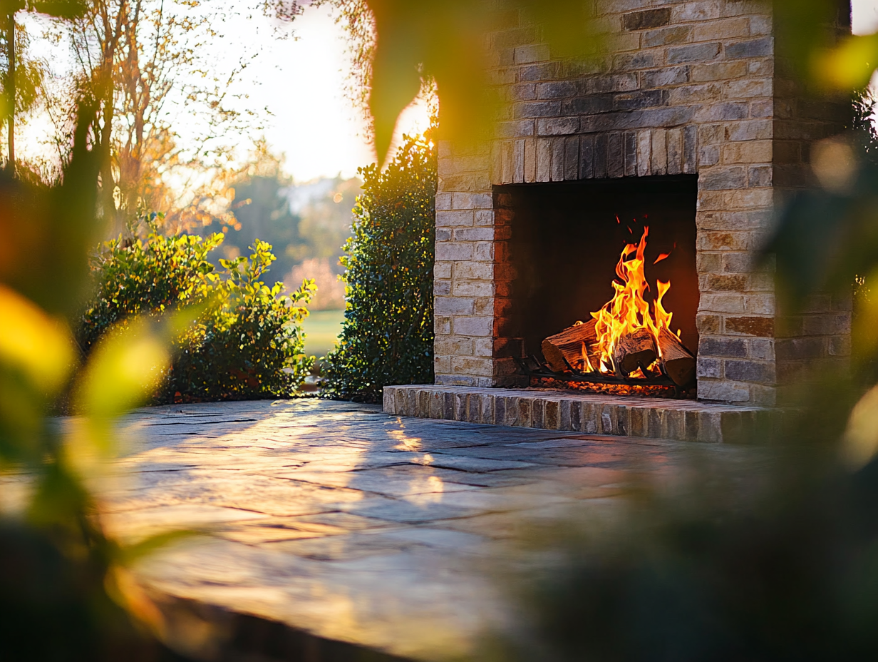 Outdoor Fireplace