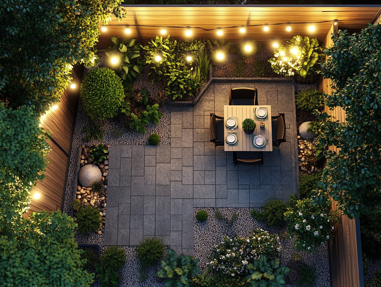 compact urban patio 
