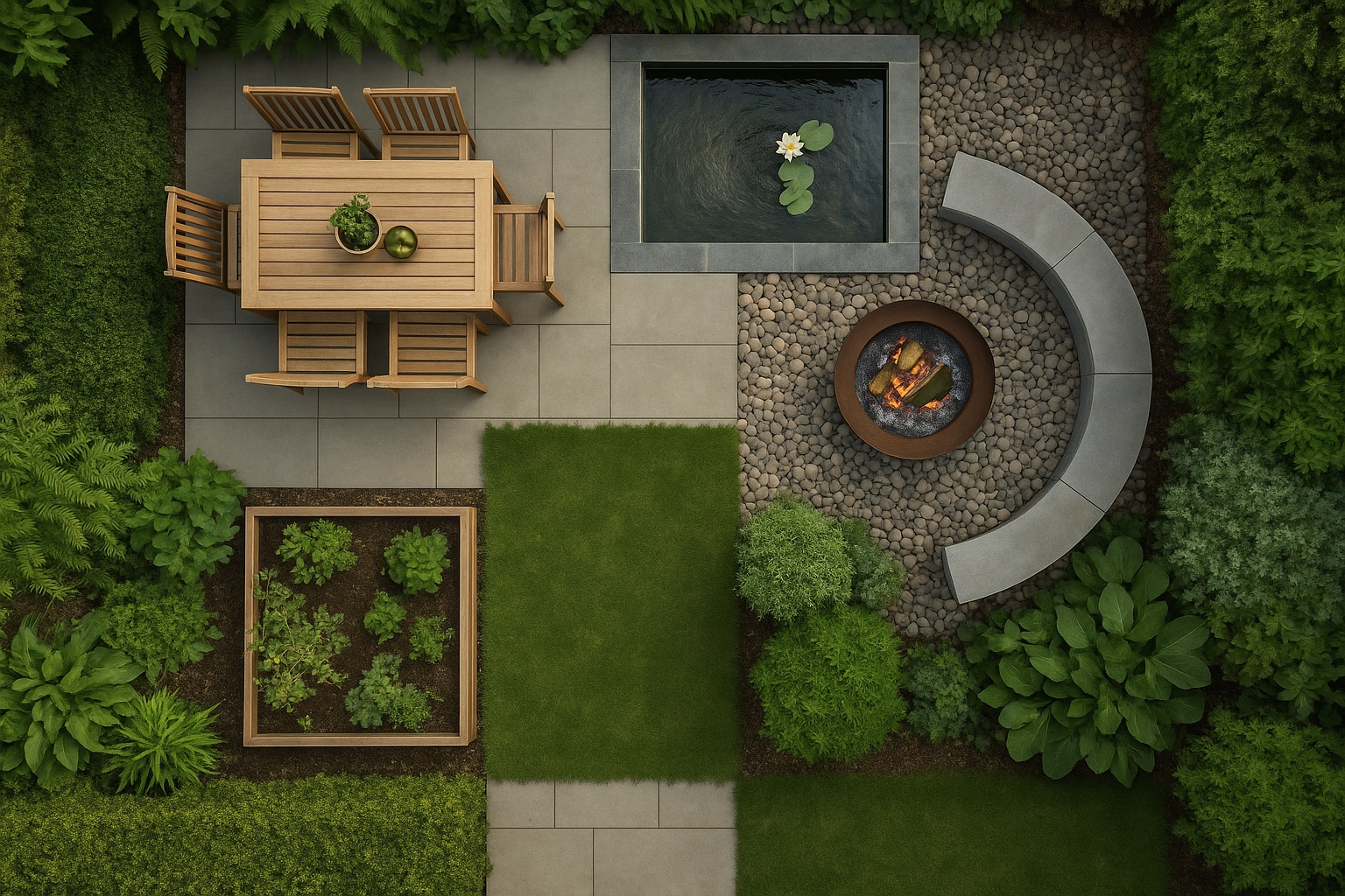 Backyard Oasis Zones