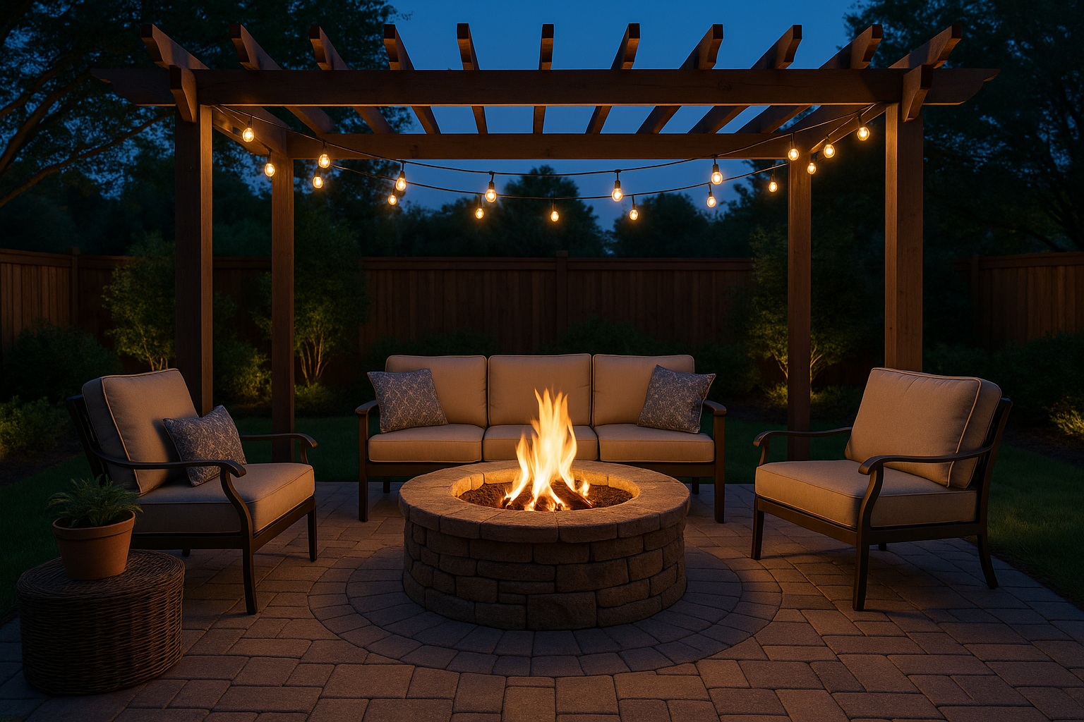 Cozy Patio Evening