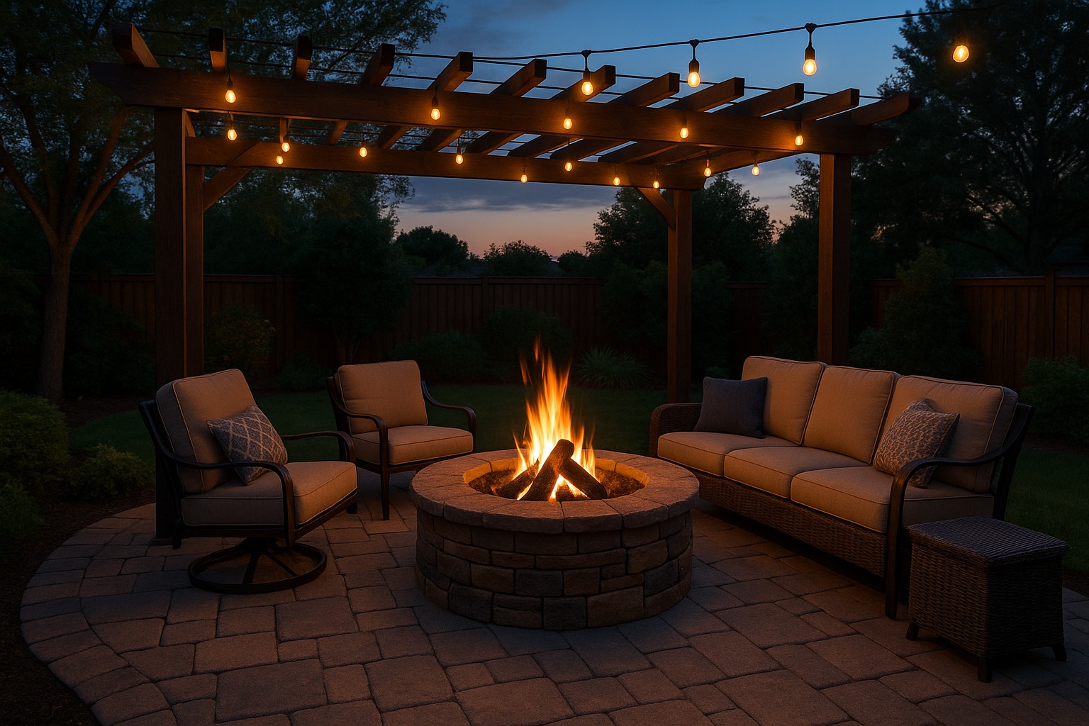 Cozy Patio Evening