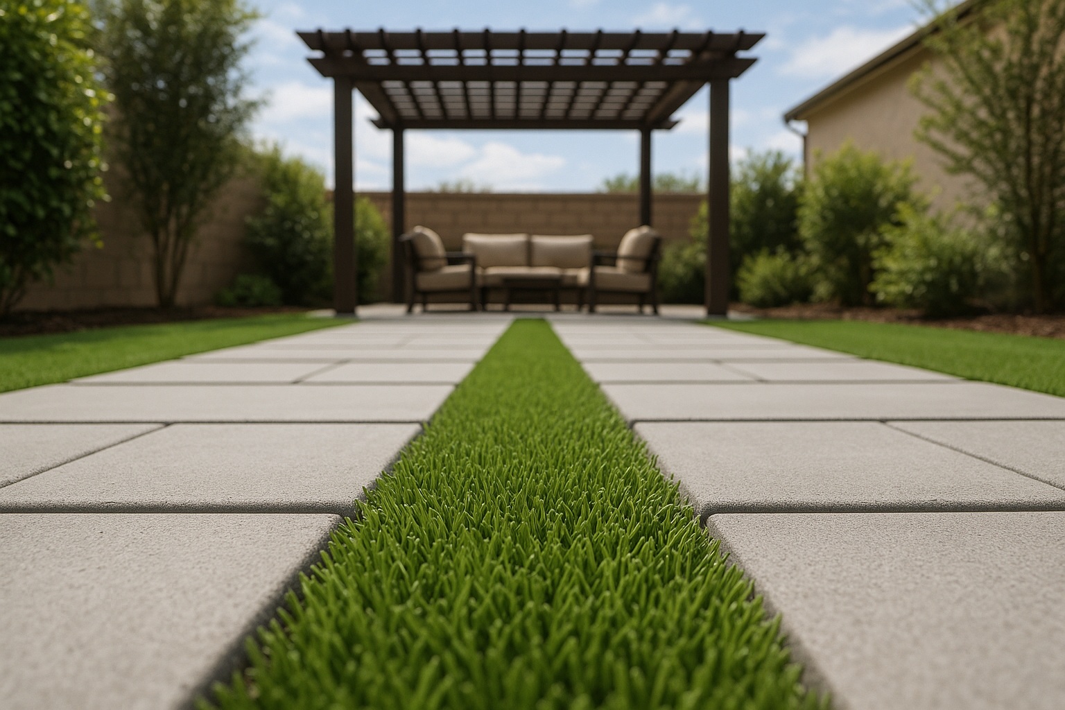 Pergola Pathway Design