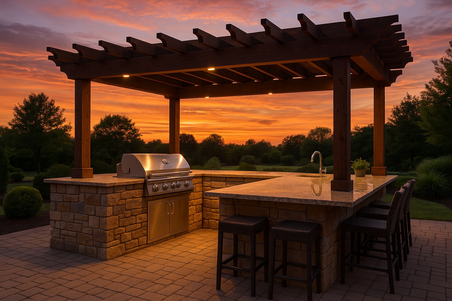 Sunset Outdoor Kitchen