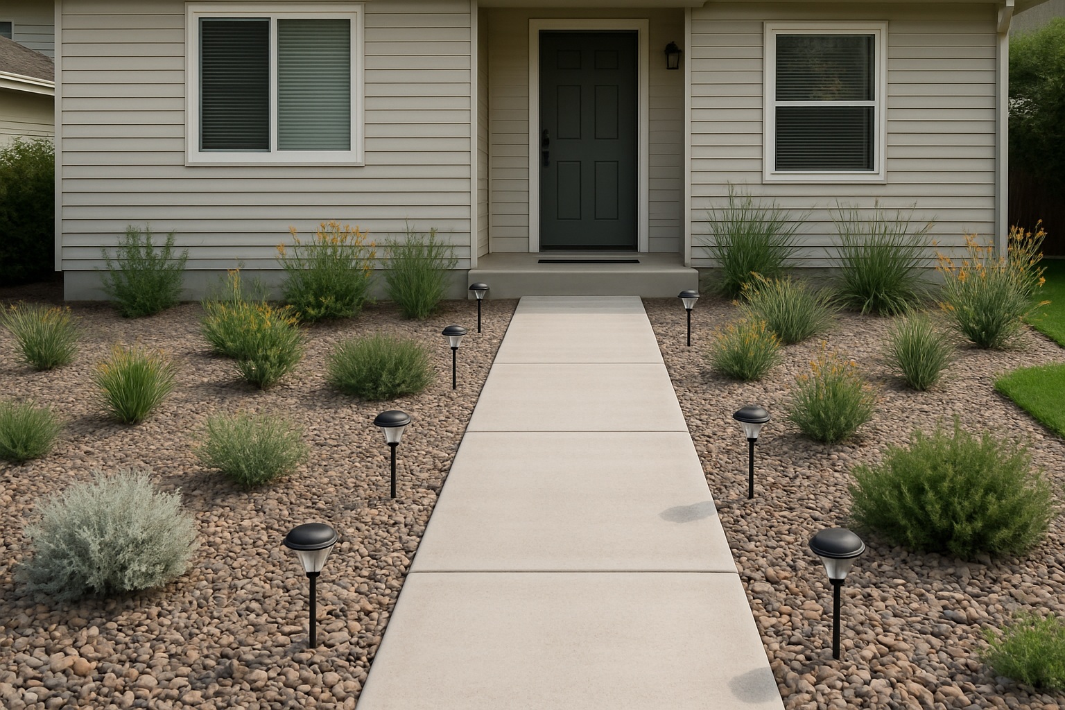 Minimalist Garden Walkway