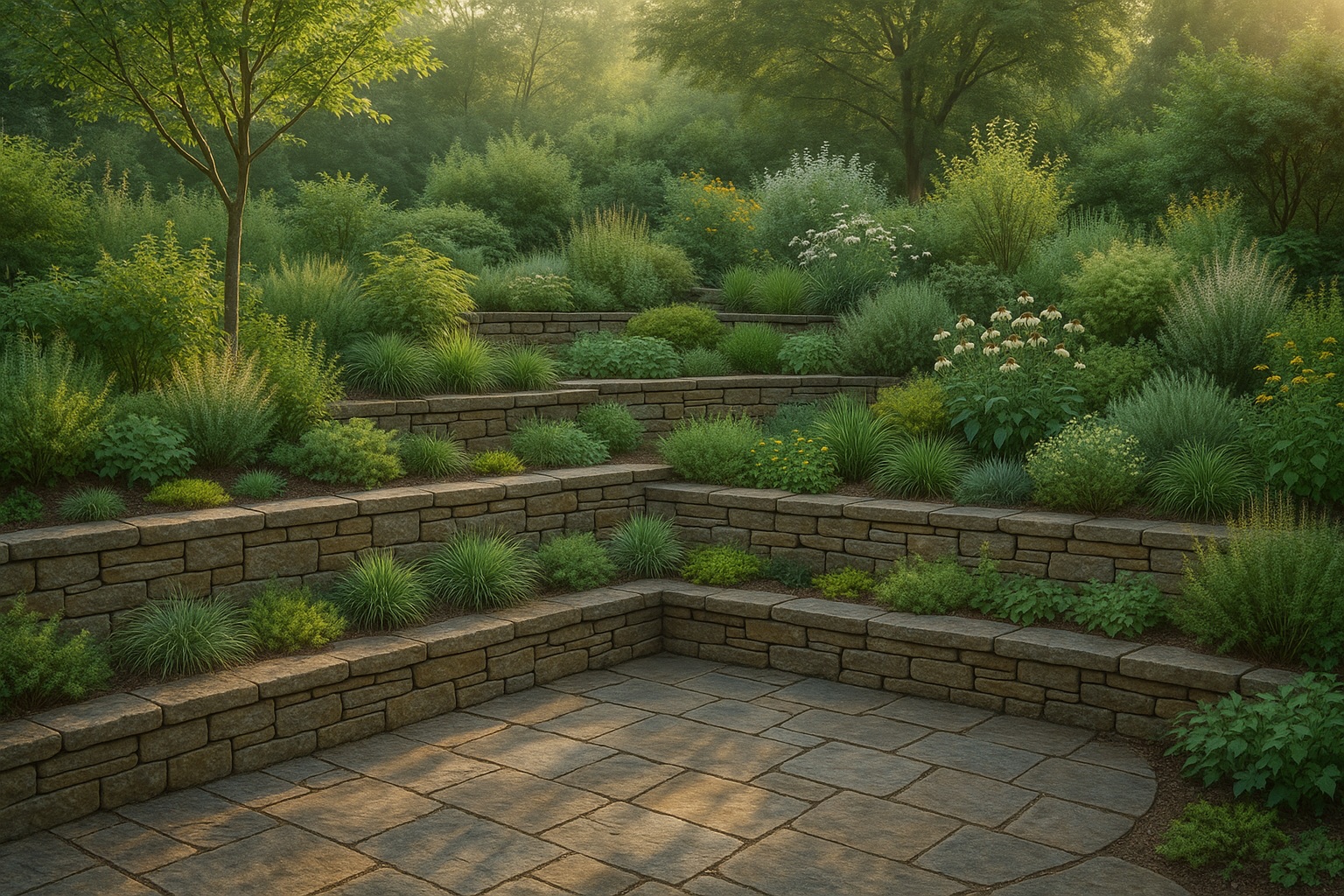 Terraced Garden Retreat